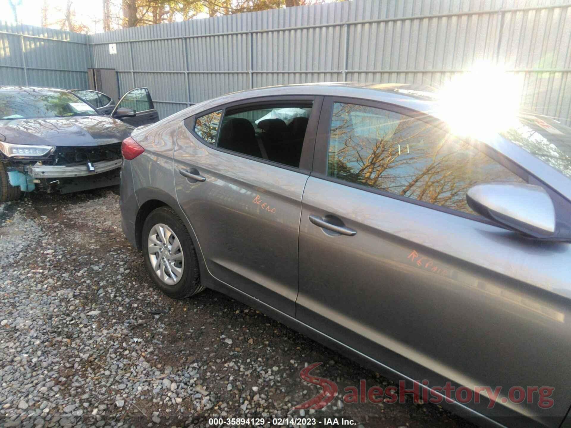 KMHD74LF3JU581729 2018 HYUNDAI ELANTRA