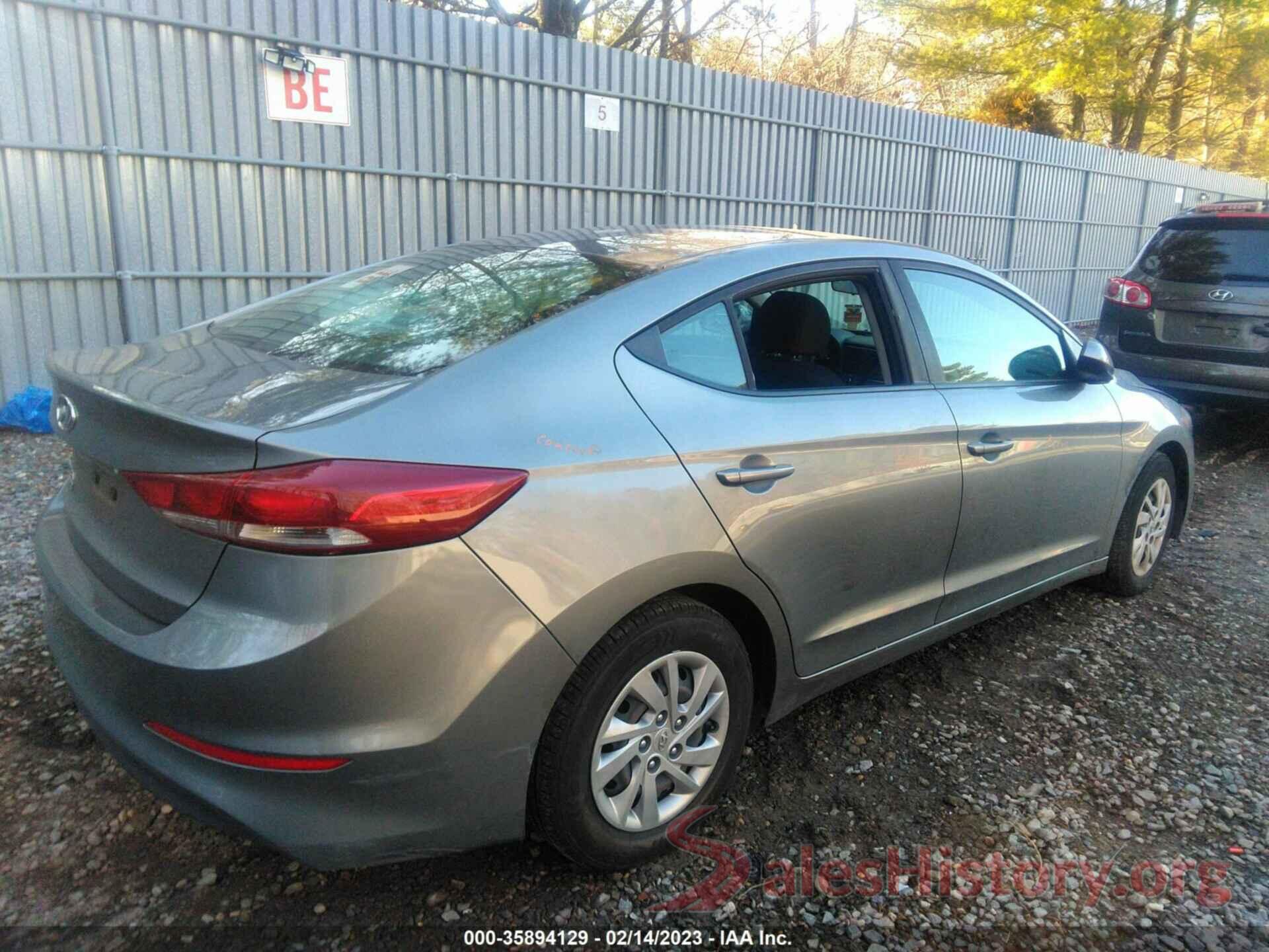 KMHD74LF3JU581729 2018 HYUNDAI ELANTRA