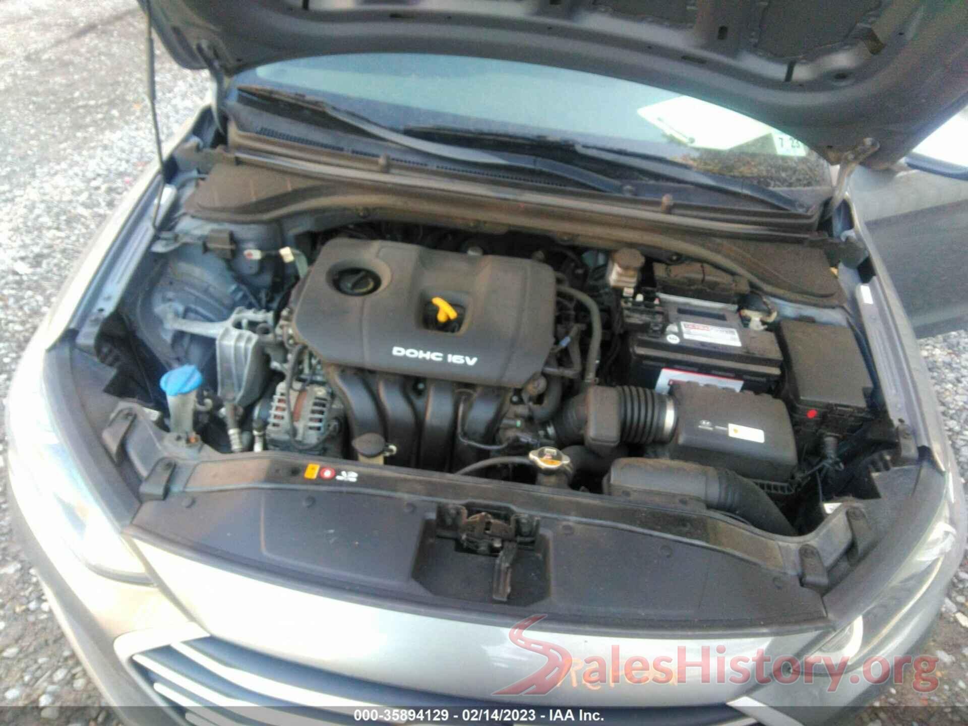 KMHD74LF3JU581729 2018 HYUNDAI ELANTRA