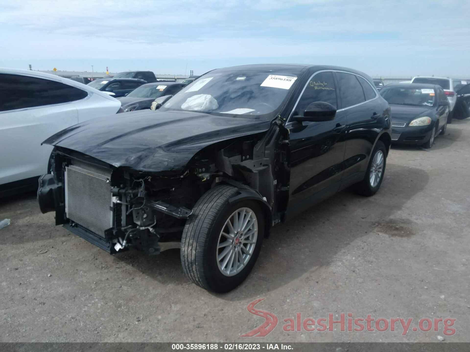 SADCS2FX1LA638204 2020 JAGUAR F-PACE