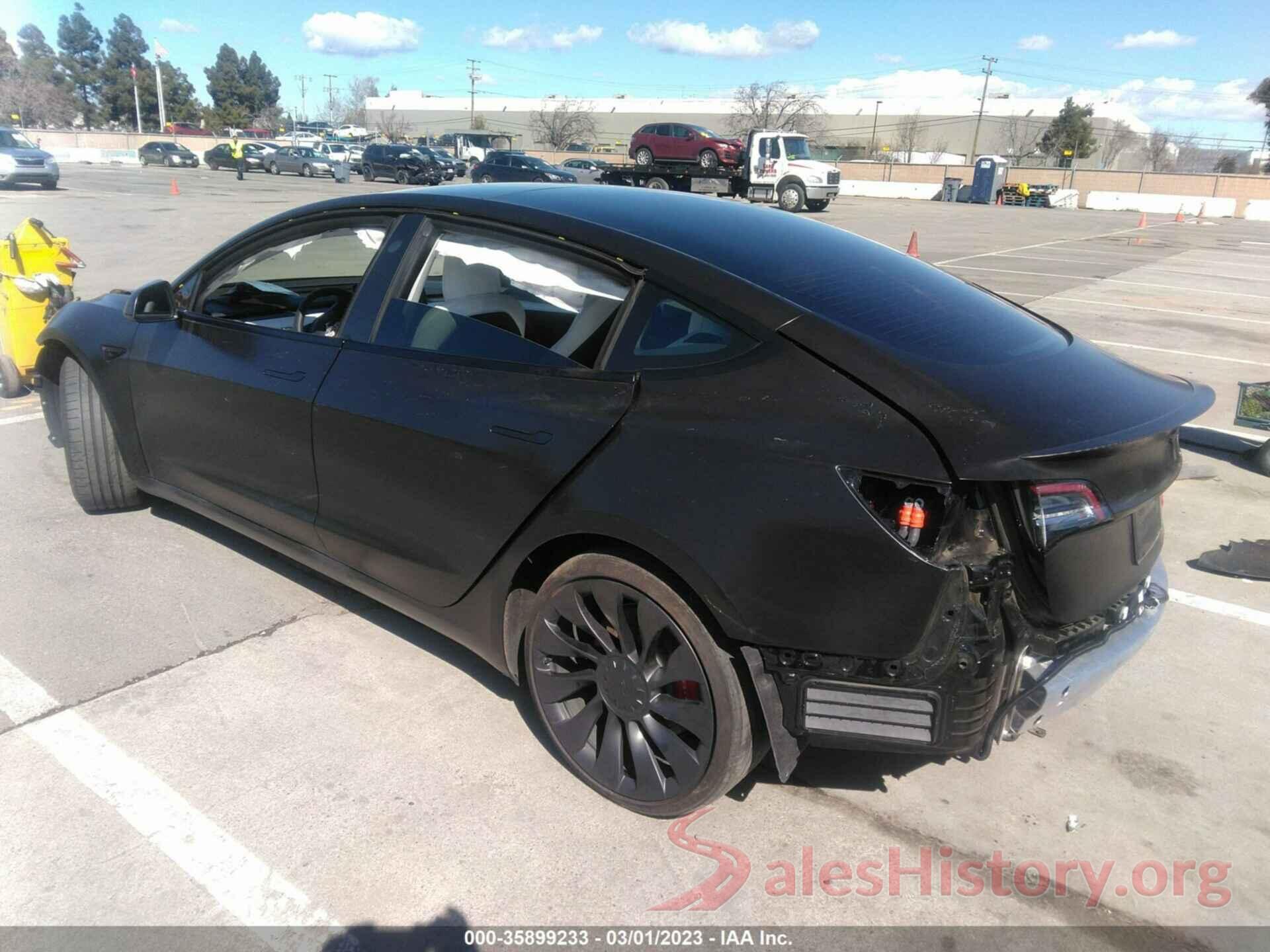 5YJ3E1EC6NF175725 2022 TESLA MODEL 3