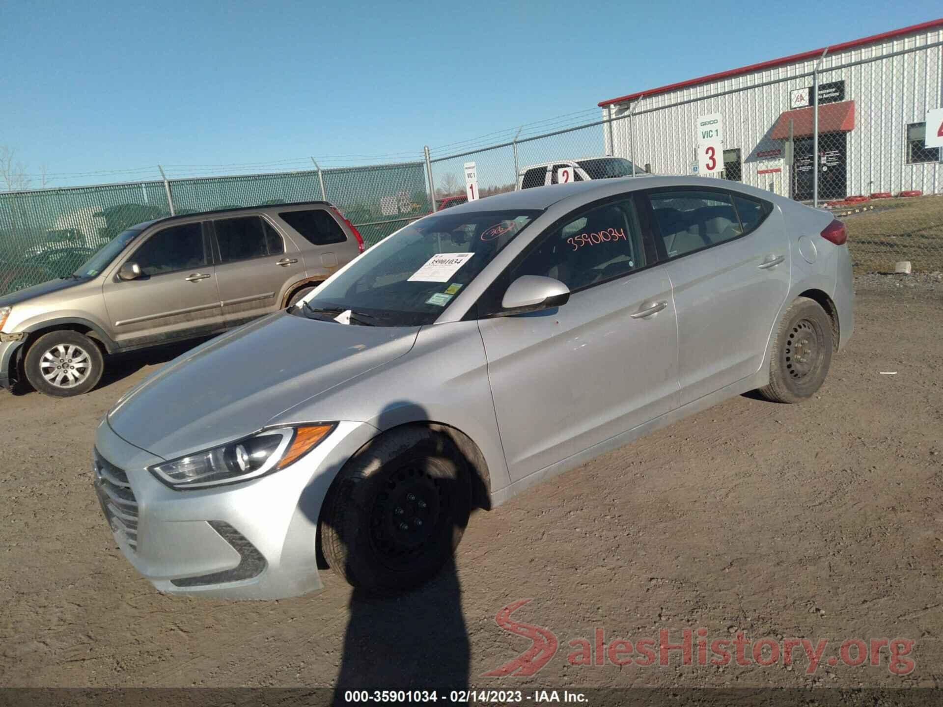 5NPD74LF1HH210660 2017 HYUNDAI ELANTRA