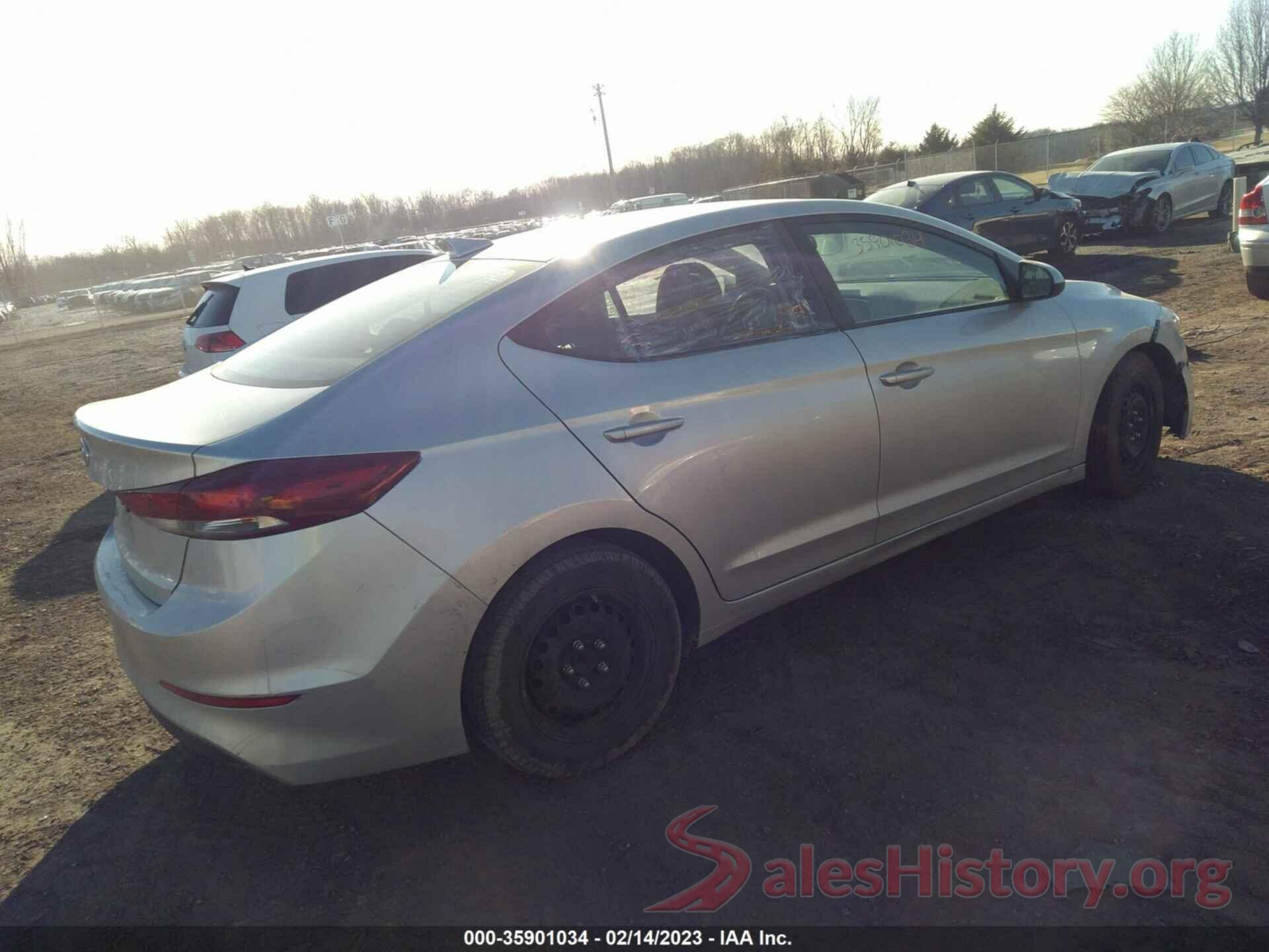 5NPD74LF1HH210660 2017 HYUNDAI ELANTRA