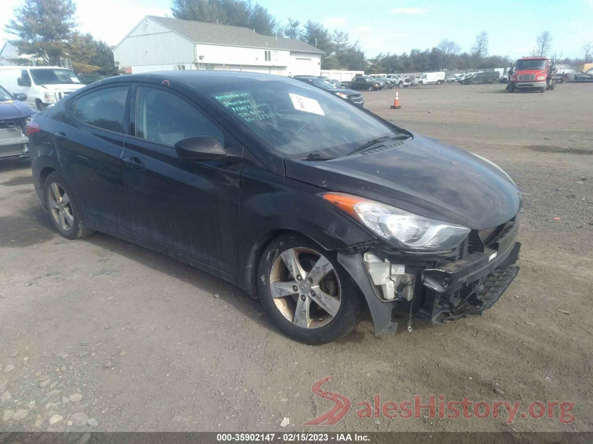 5NPDH4AE3DH276564 2013 HYUNDAI ELANTRA