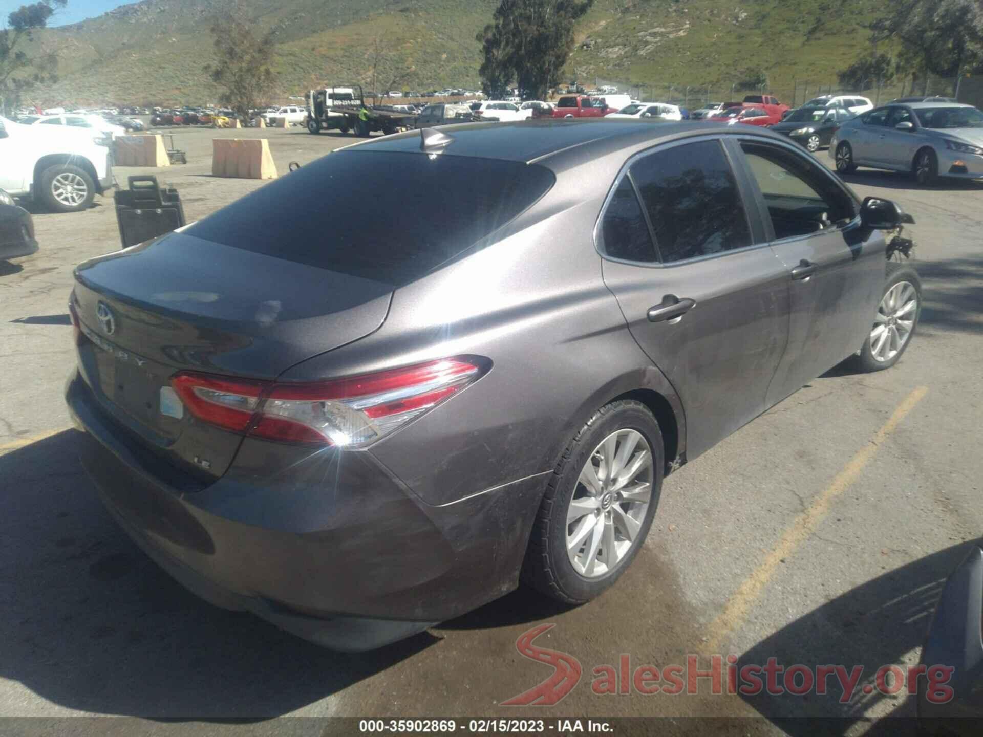 4T1B11HKXKU167832 2019 TOYOTA CAMRY