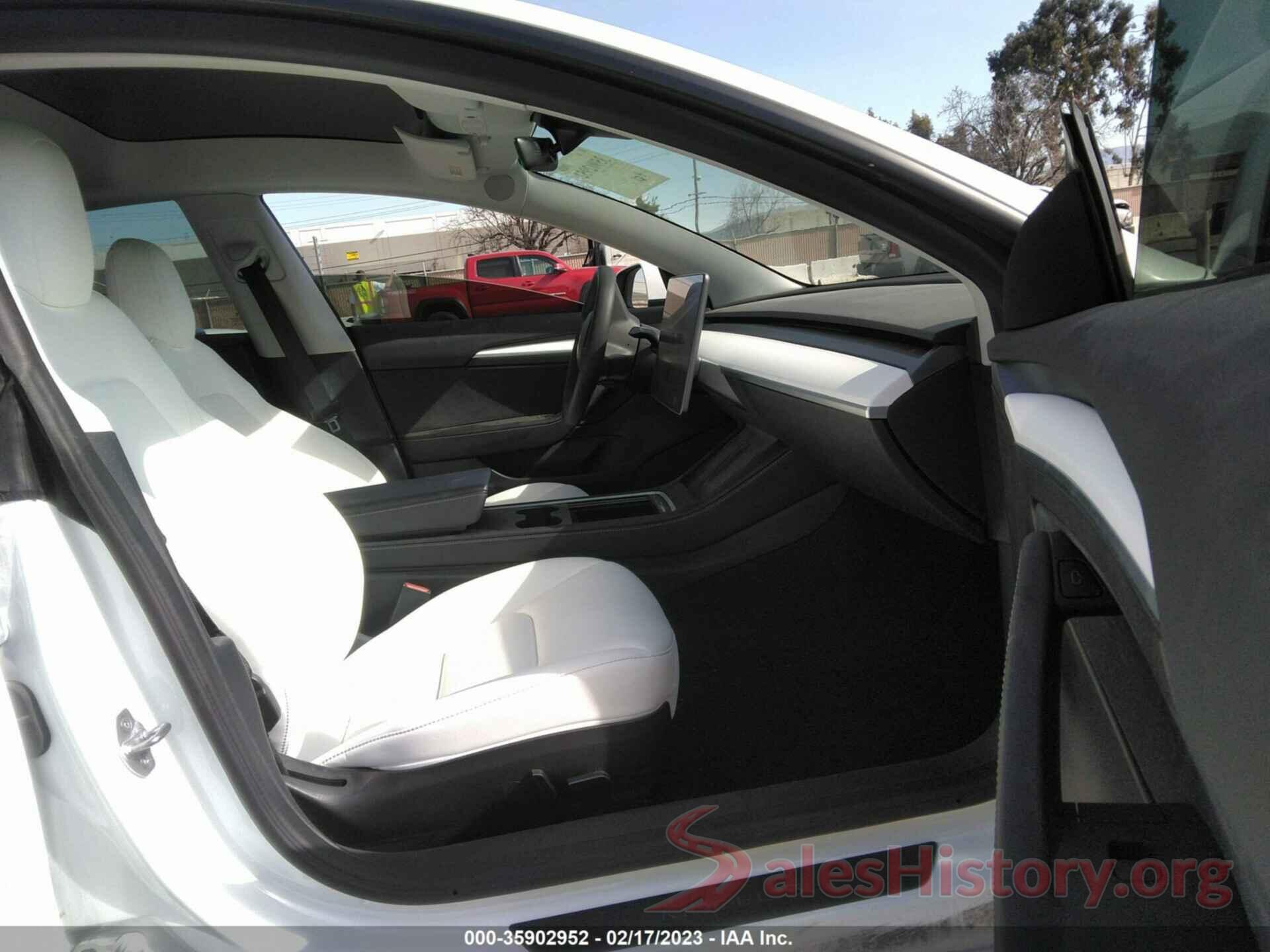 5YJ3E1EB1NF154496 2022 TESLA MODEL 3