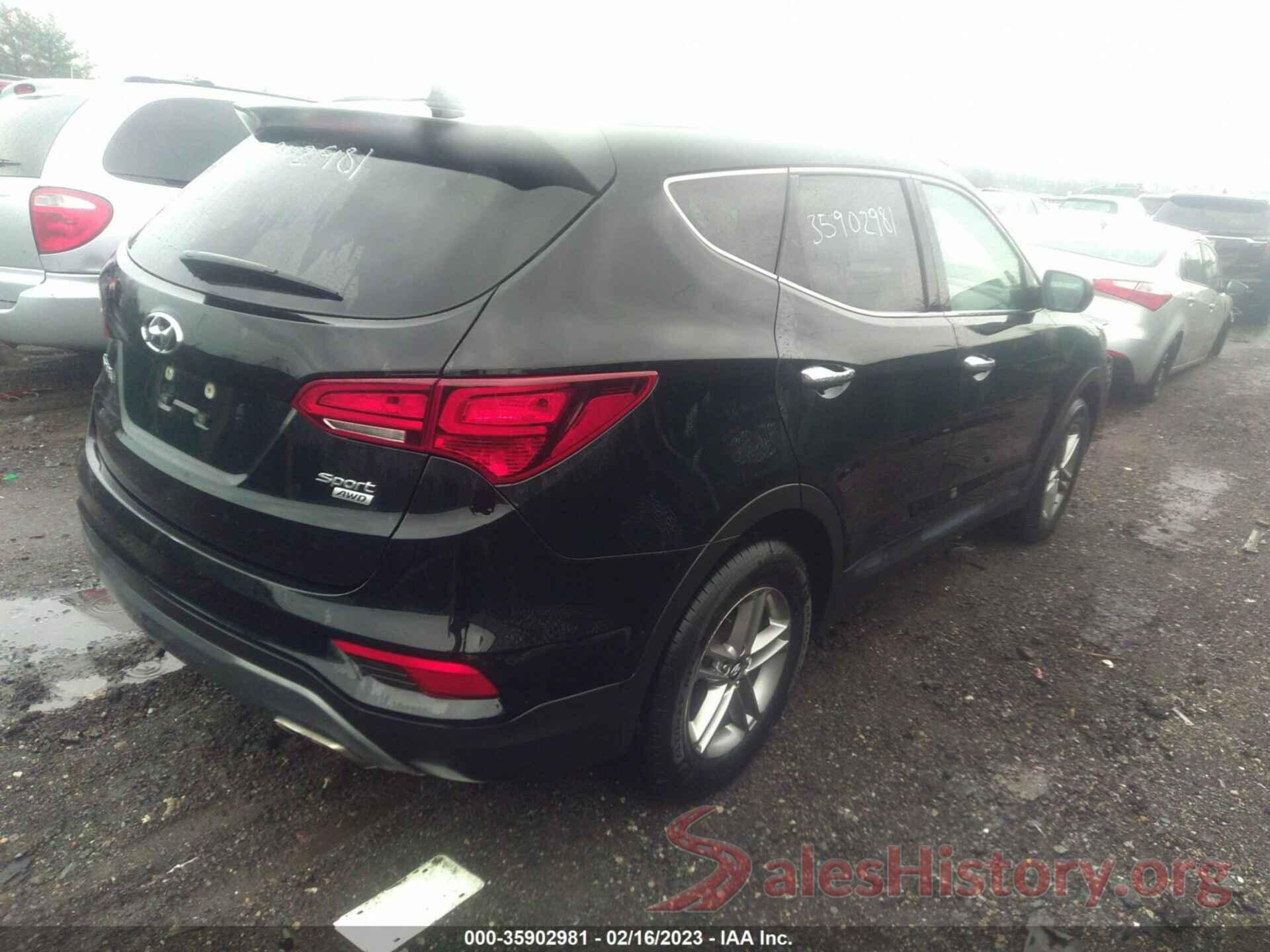 5NMZUDLB0HH022639 2017 HYUNDAI SANTA FE SPORT