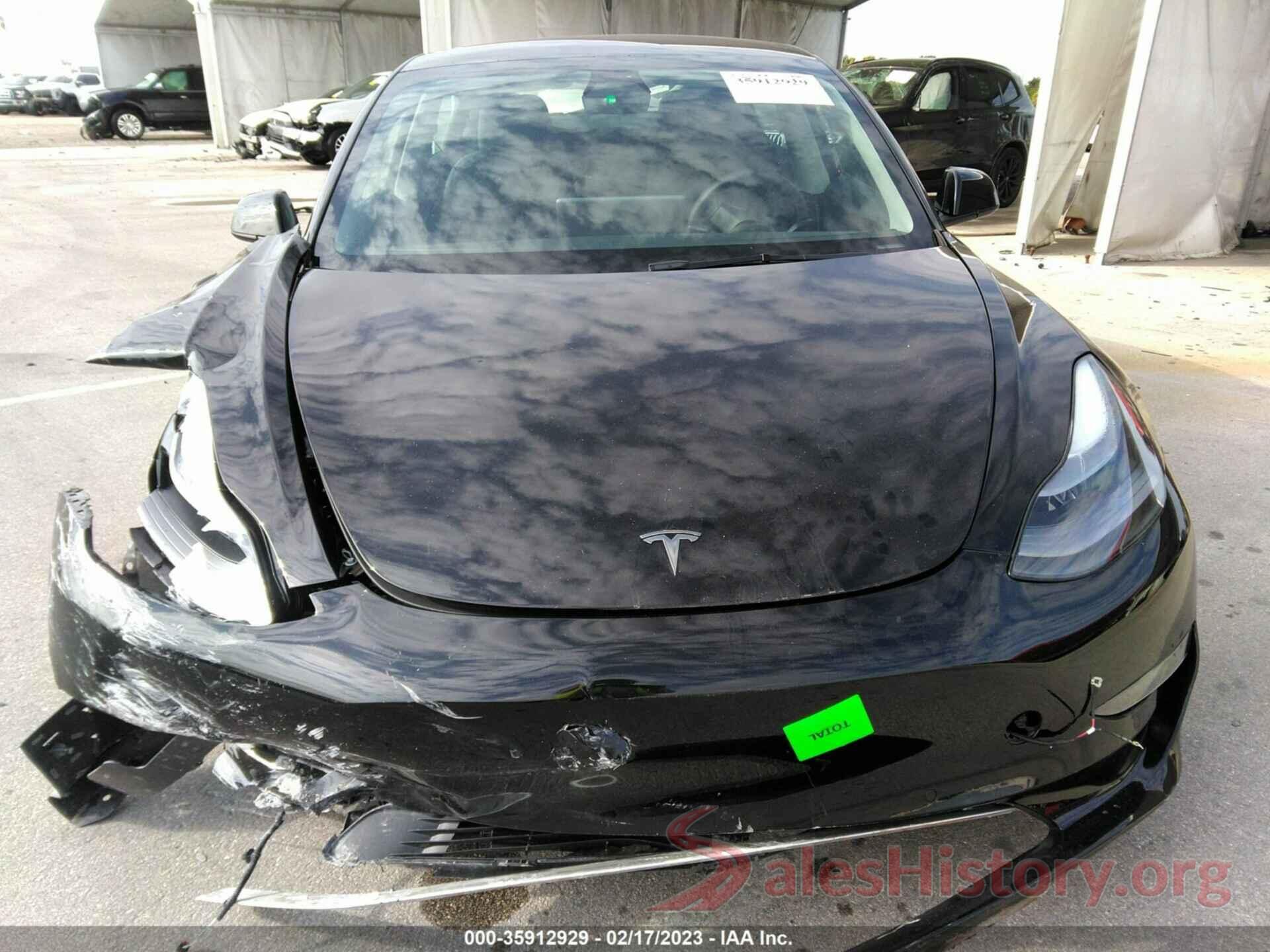 5YJ3E1EA0NF323639 2022 TESLA MODEL 3