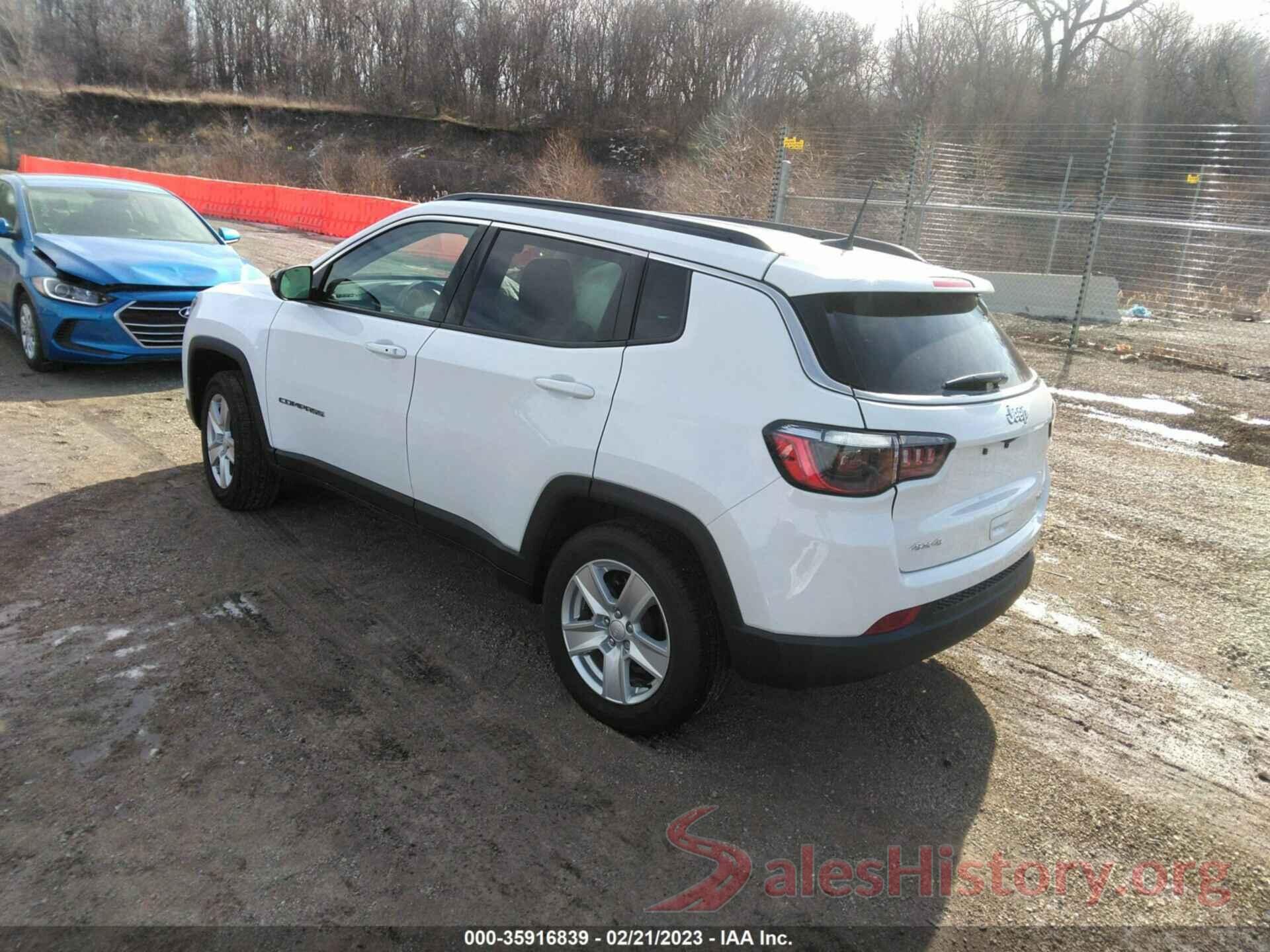 3C4NJDBB5NT217031 2022 JEEP COMPASS