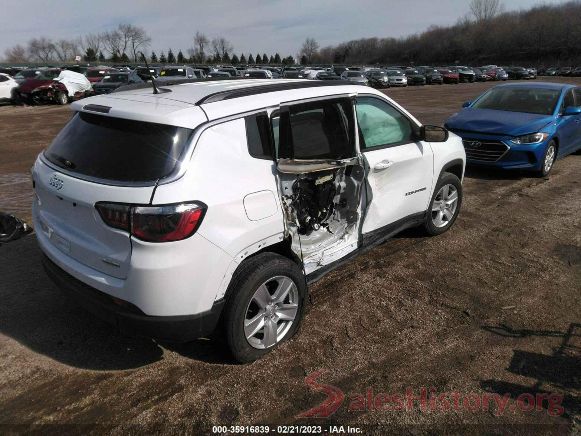 3C4NJDBB5NT217031 2022 JEEP COMPASS