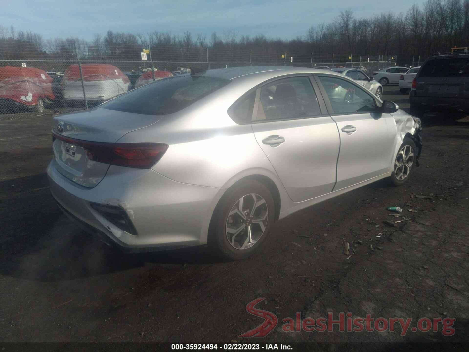 3KPF24AD0KE132165 2019 KIA FORTE