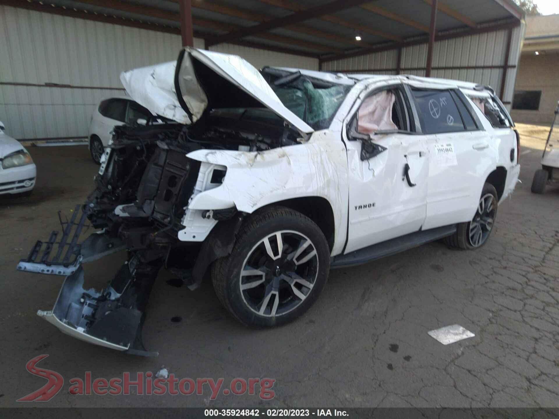 2018 CHEVROLET TAHOE VIN 1GNSKCKC3JR347824, front view