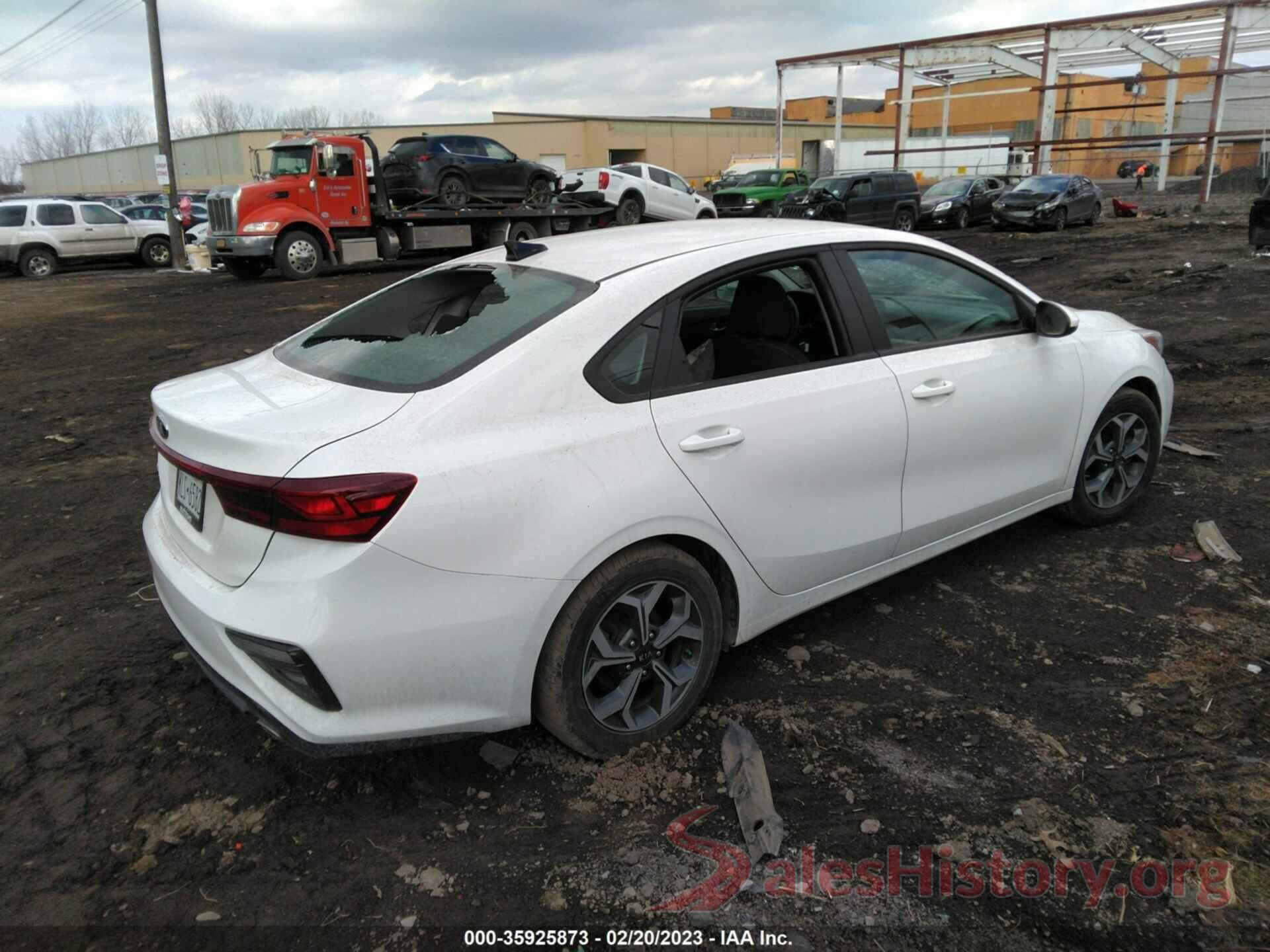 3KPF24AD5LE187180 2020 KIA FORTE