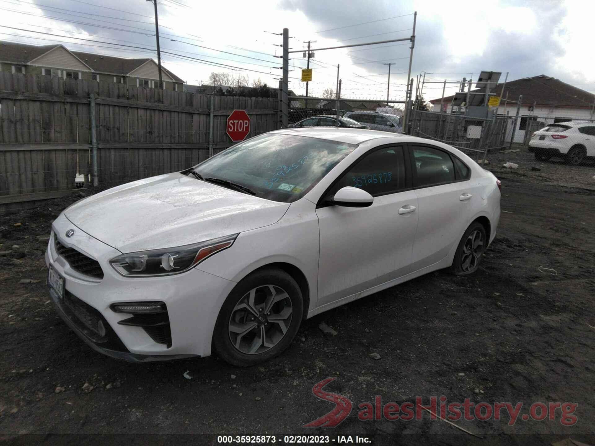 3KPF24AD5LE187180 2020 KIA FORTE