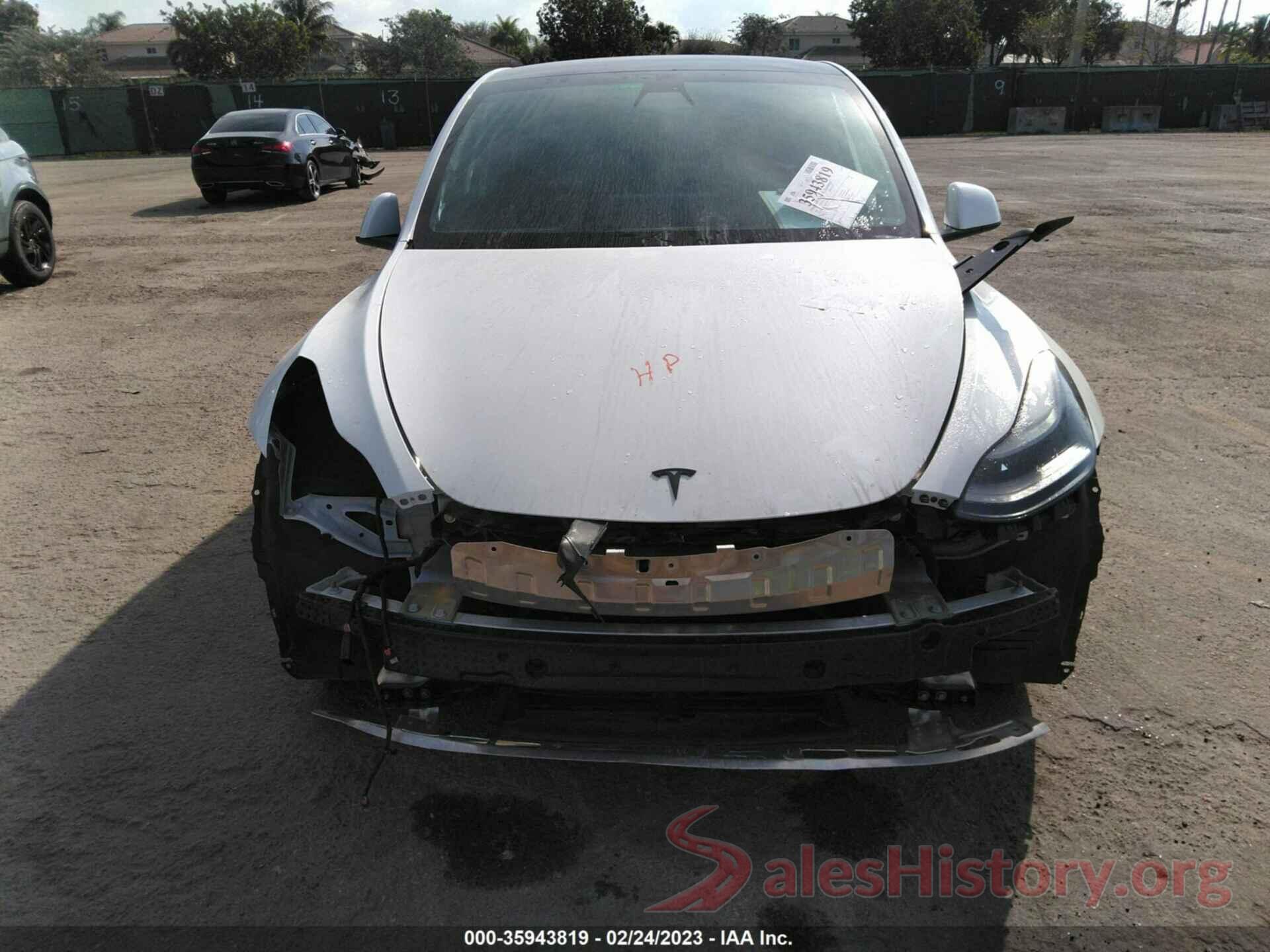 7SAYGDEF8NF442054 2022 TESLA MODEL Y