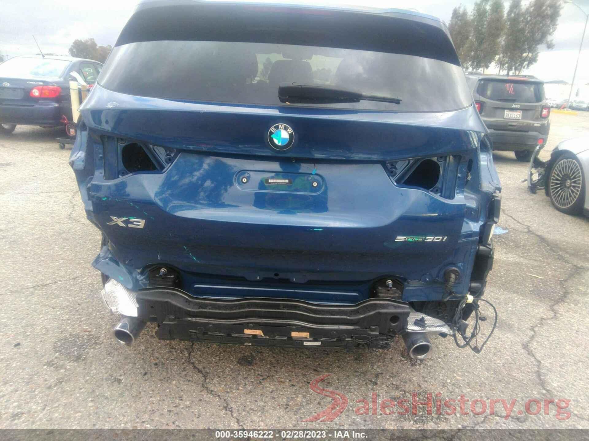 5UXTY3C03L9D28002 2020 BMW X3