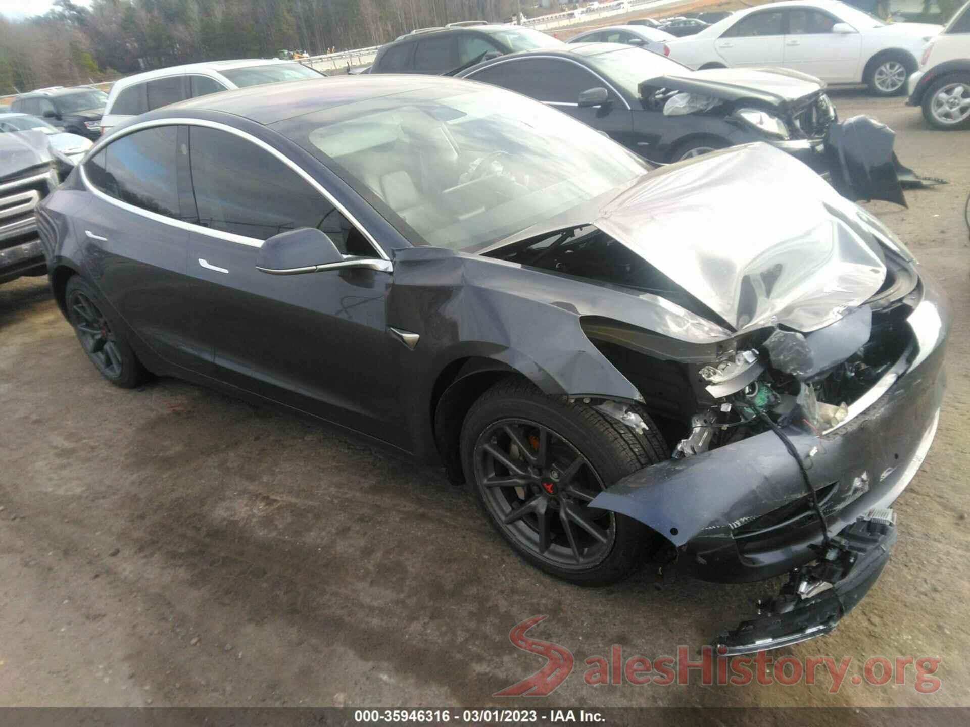 5YJ3E1EB0KF205496 2019 TESLA MODEL 3