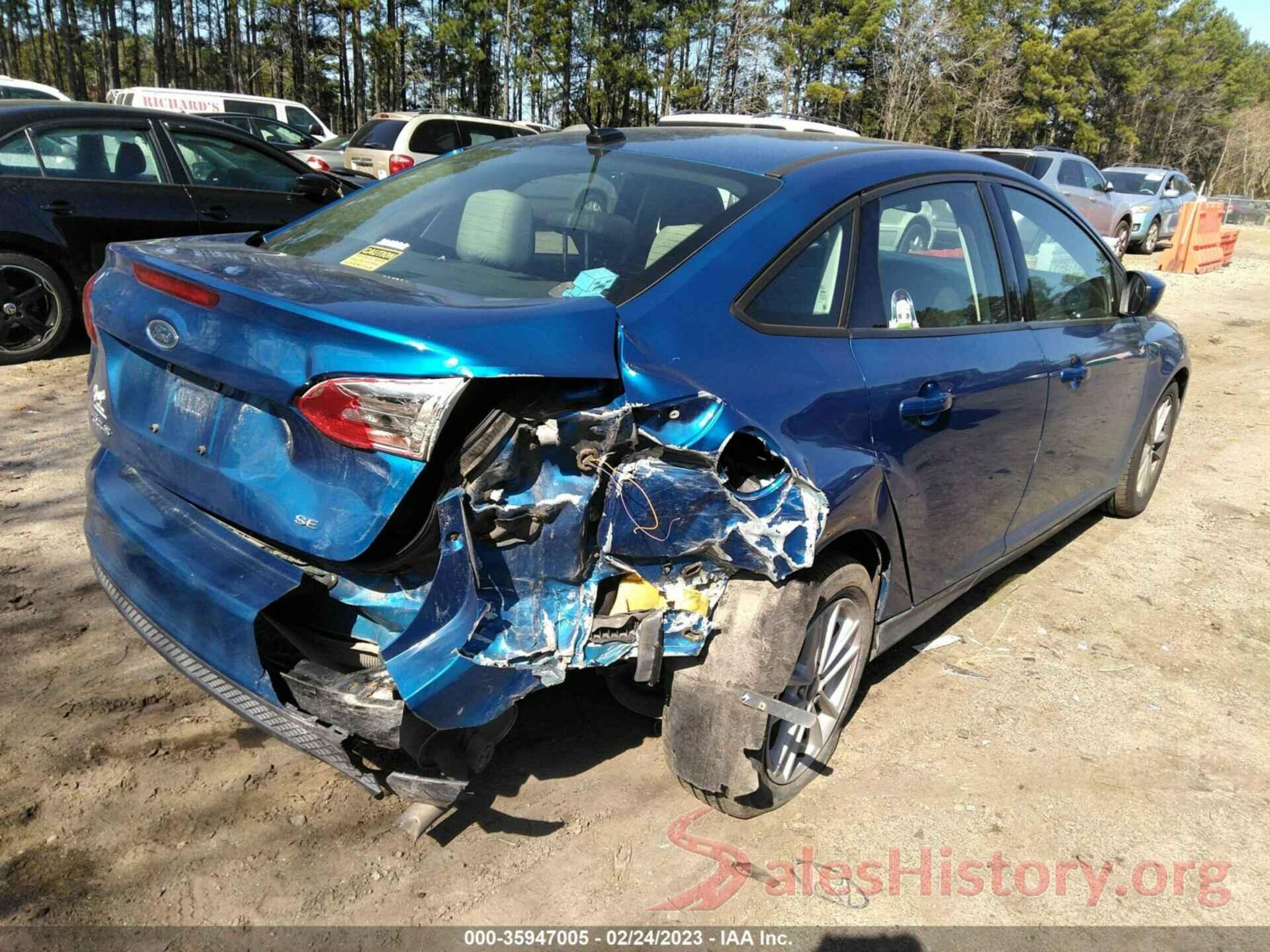 1FADP3F25JL205990 2018 FORD FOCUS