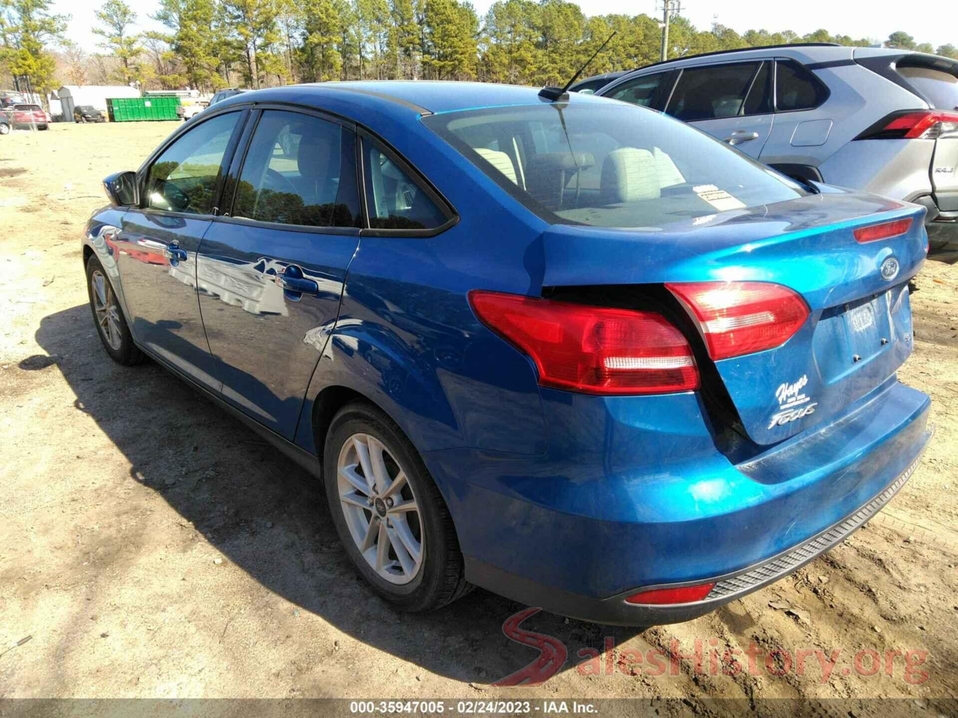 1FADP3F25JL205990 2018 FORD FOCUS