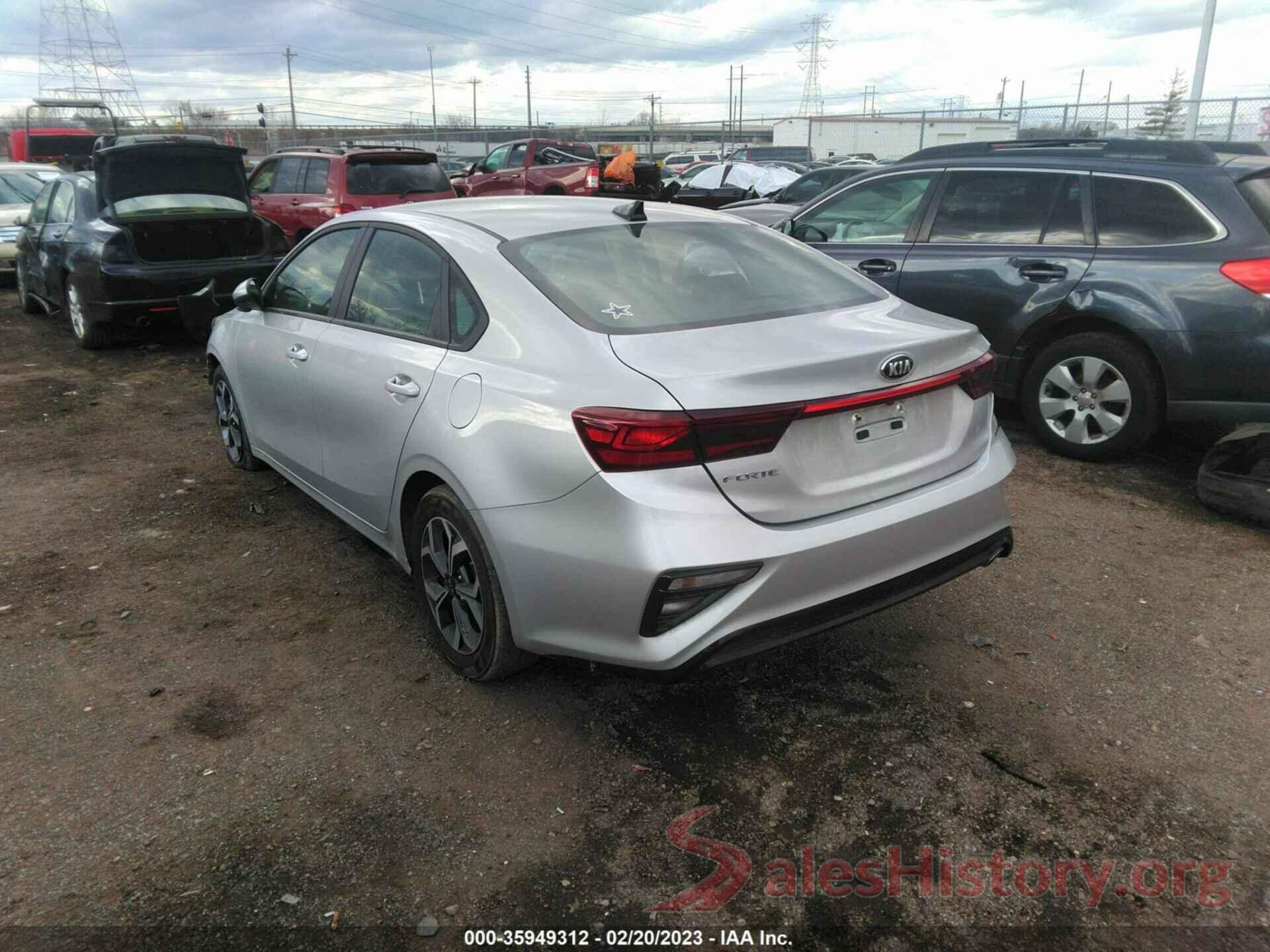 3KPF24AD4KE054599 2019 KIA FORTE