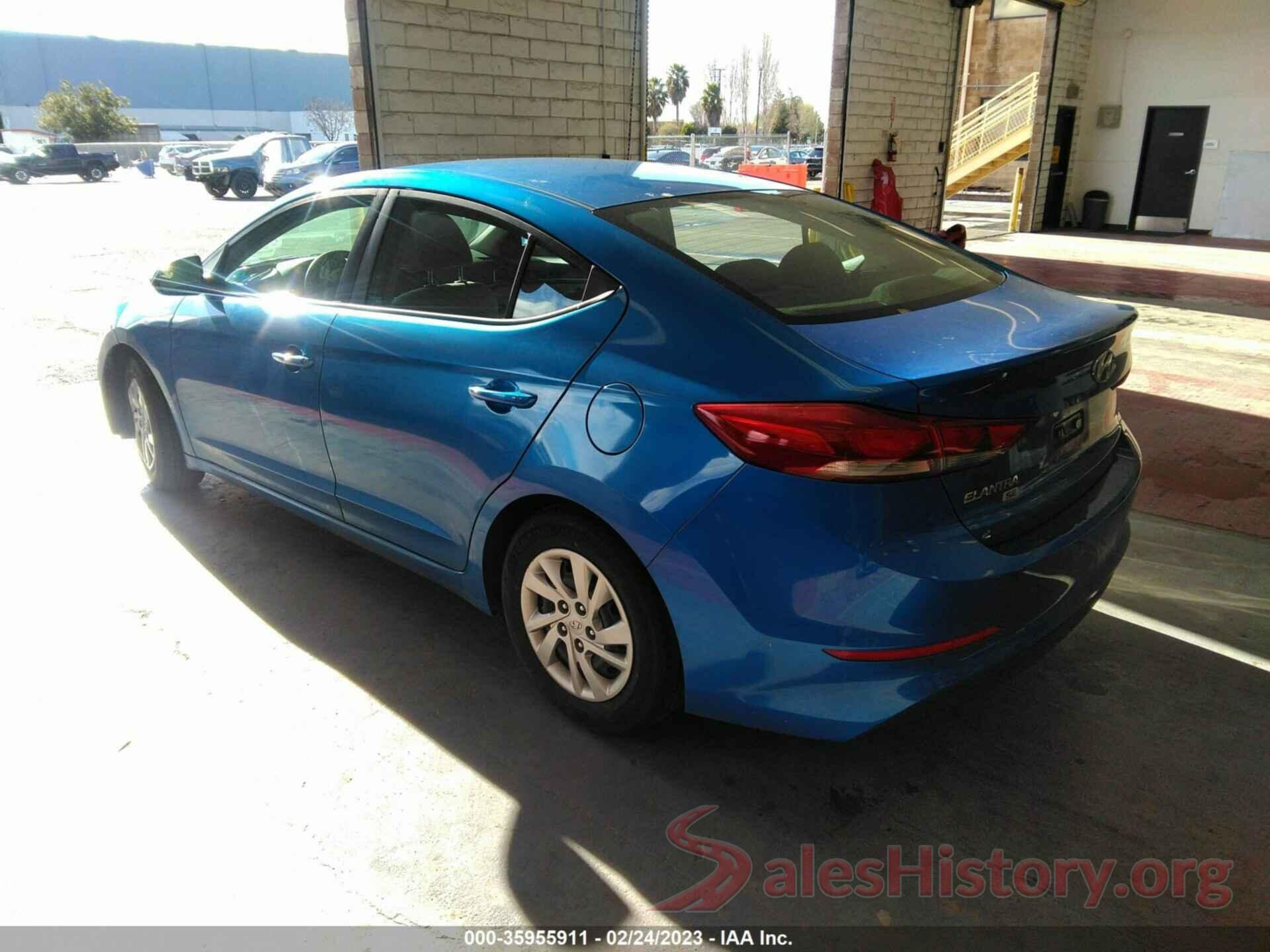 KMHD74LF5JU450396 2018 HYUNDAI ELANTRA