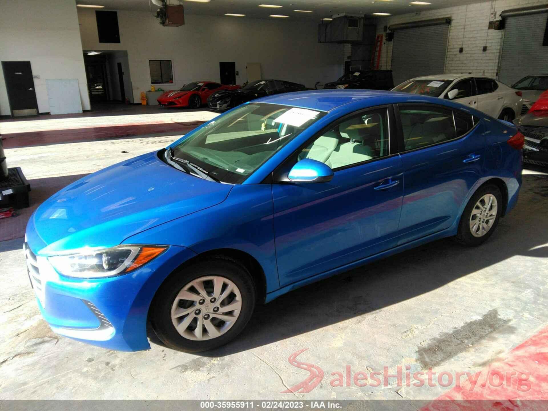 KMHD74LF5JU450396 2018 HYUNDAI ELANTRA