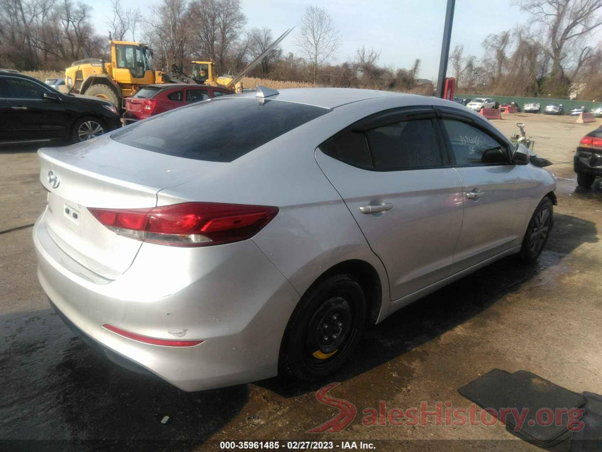 5NPD84LF2JH293910 2018 HYUNDAI ELANTRA