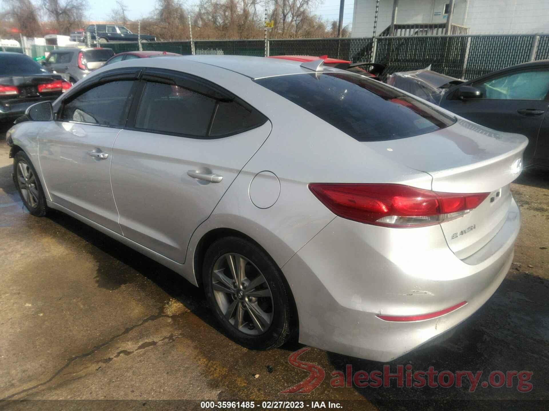 5NPD84LF2JH293910 2018 HYUNDAI ELANTRA