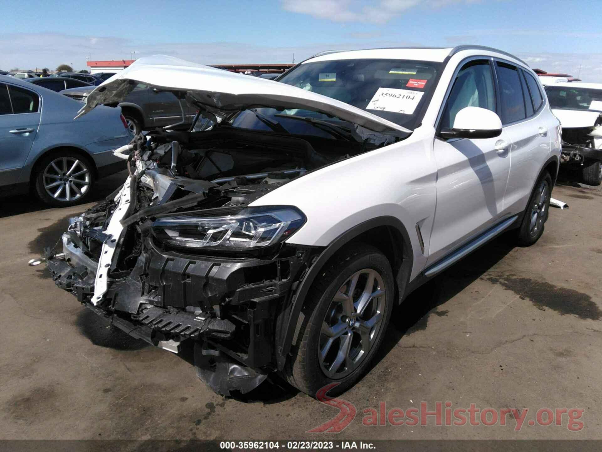 5UX53DP03P9R01801 2023 BMW X3