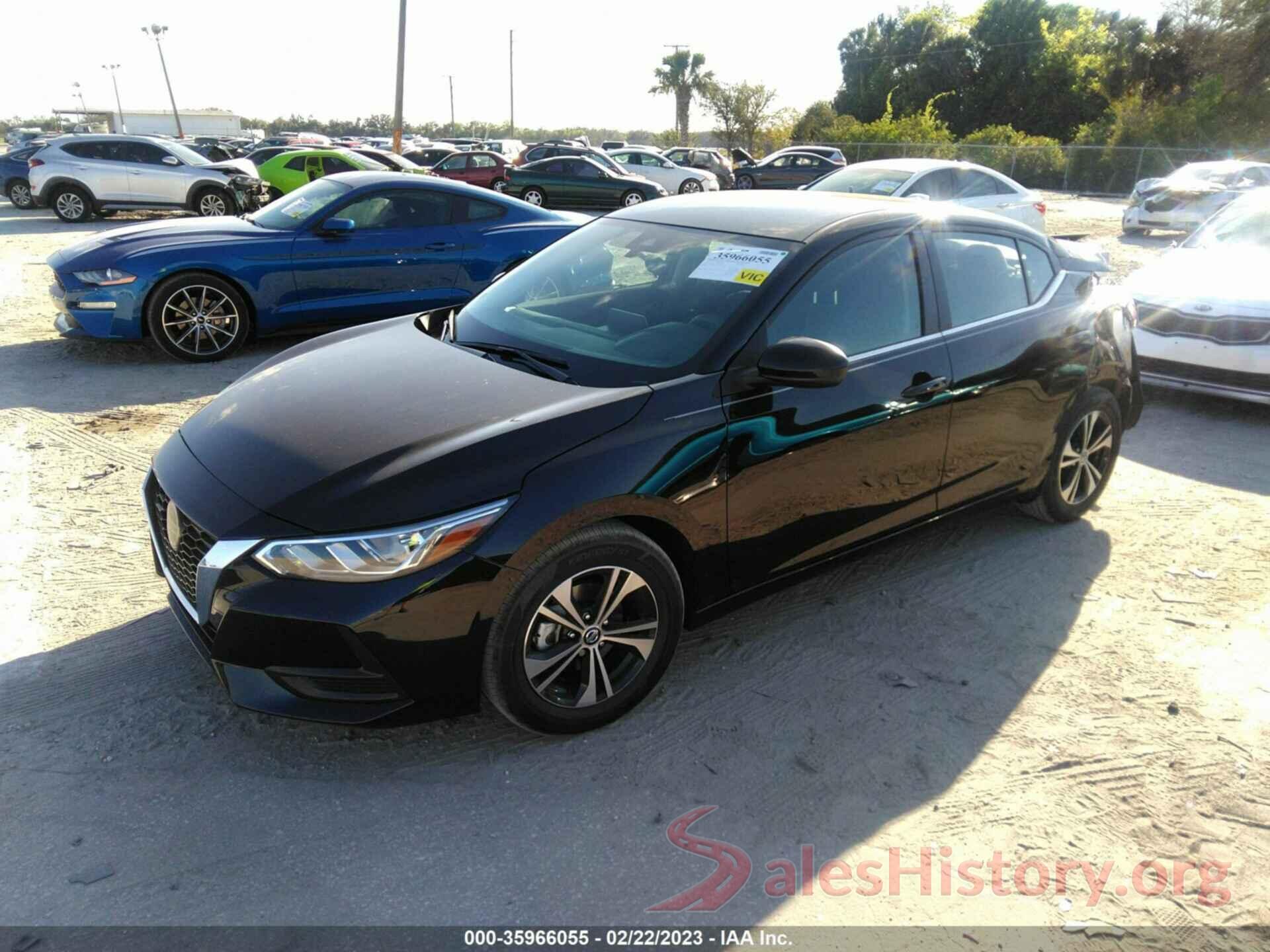 3N1AB8CV7NY316967 2022 NISSAN SENTRA