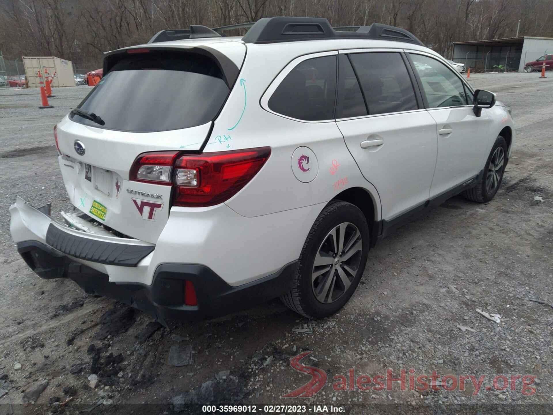 4S4BSANC0K3262819 2019 SUBARU OUTBACK