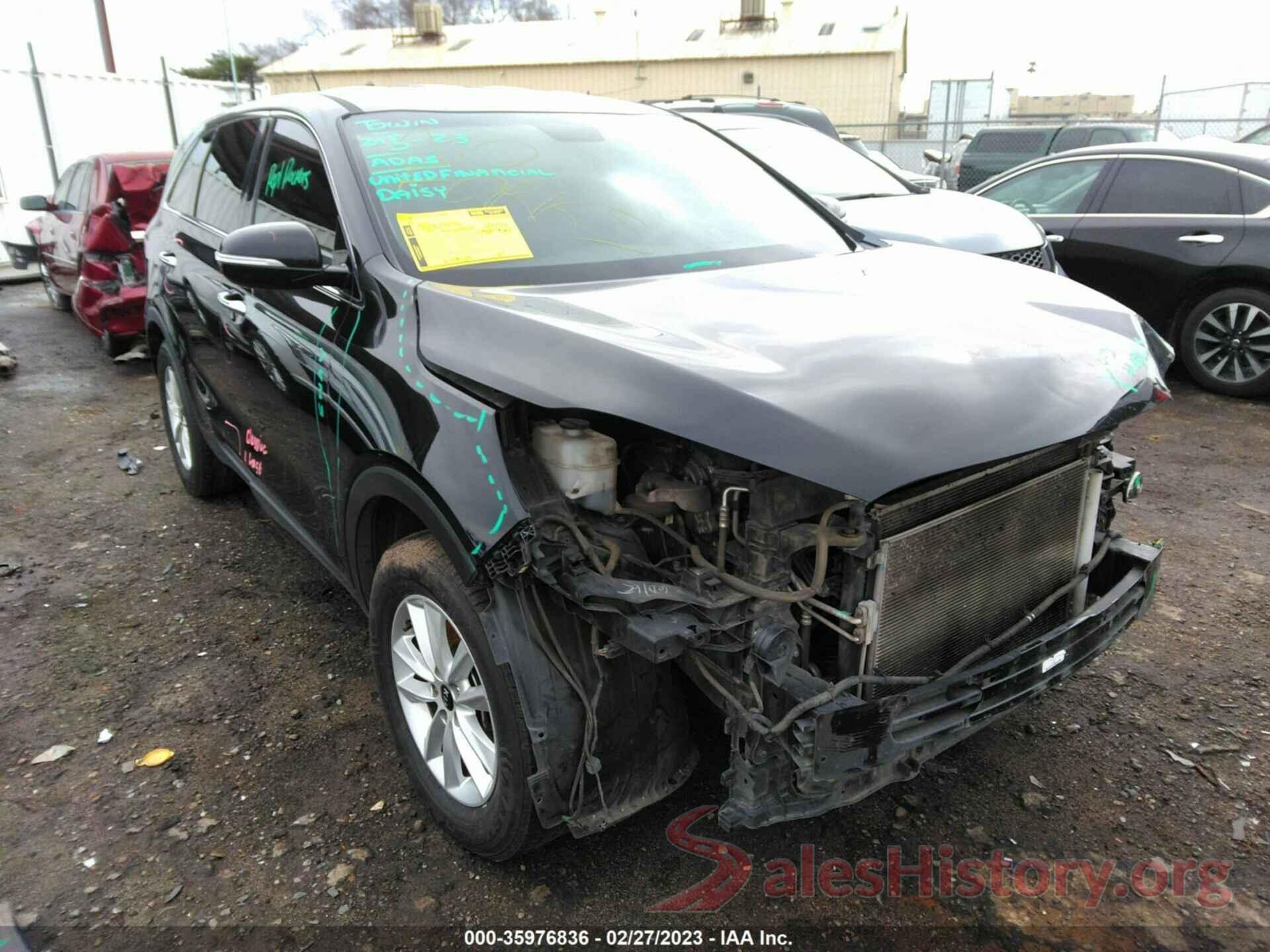 5XYPG4A38KG575244 2019 KIA SORENTO