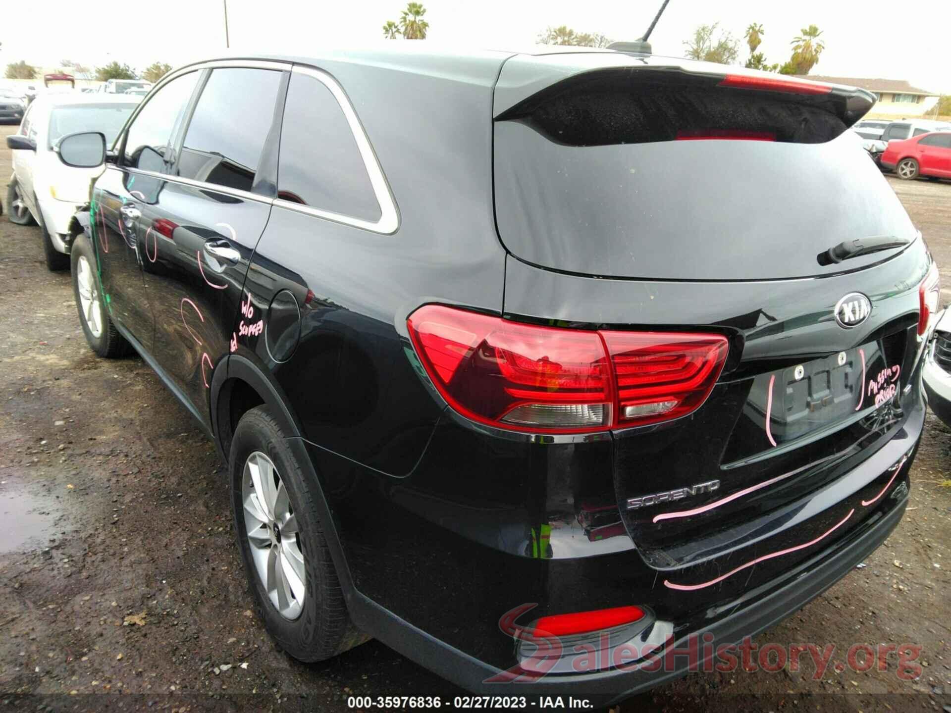 5XYPG4A38KG575244 2019 KIA SORENTO