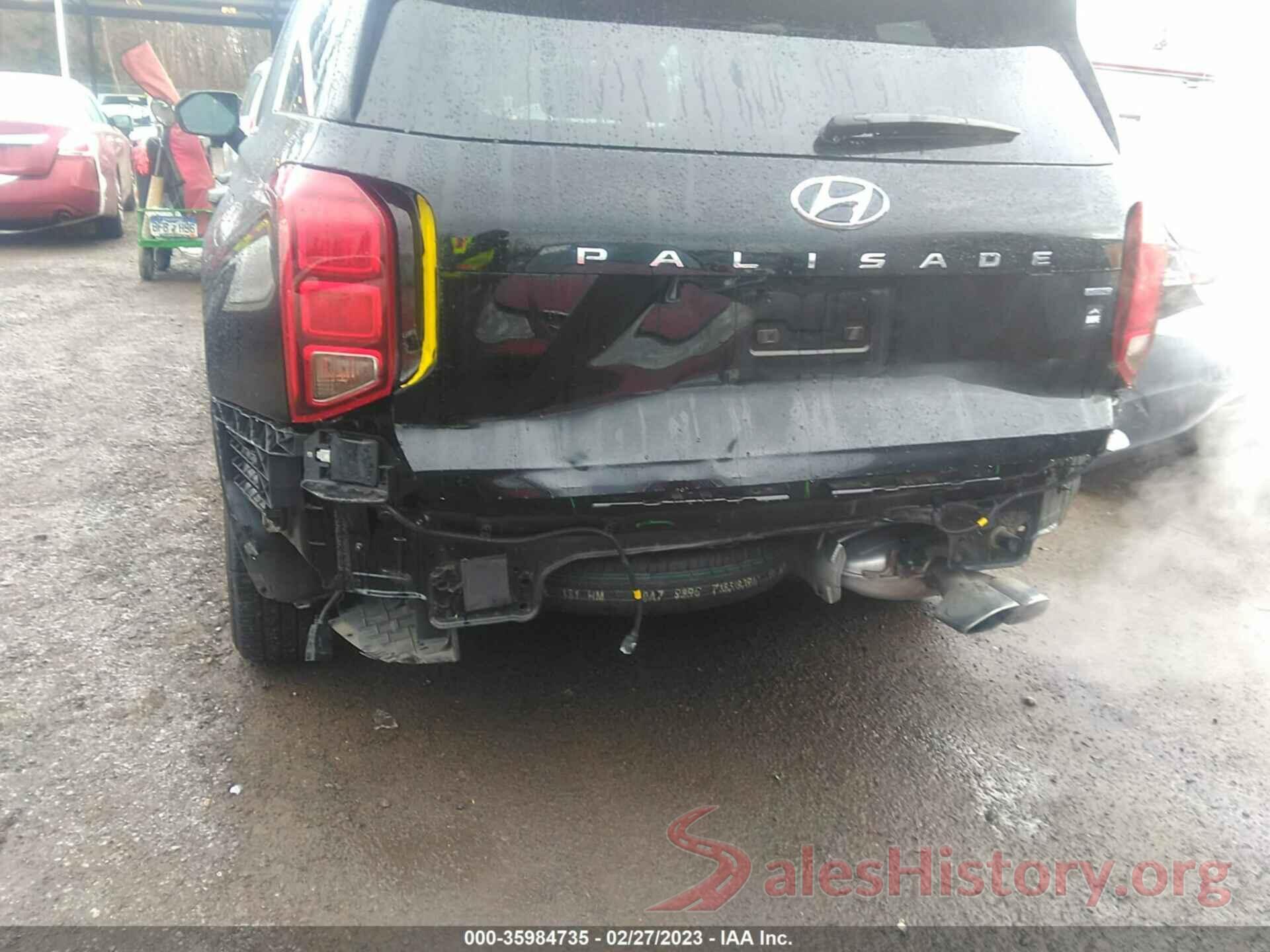 KM8R1DHE6NU371624 2022 HYUNDAI PALISADE