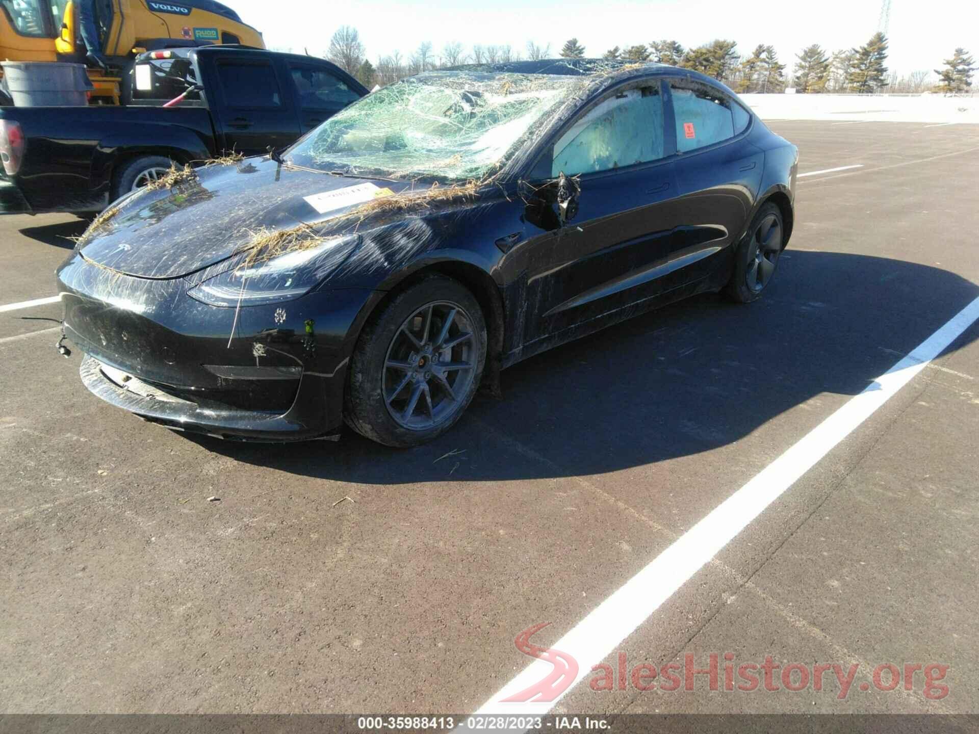 5YJ3E1EB6MF992599 2021 TESLA MODEL 3