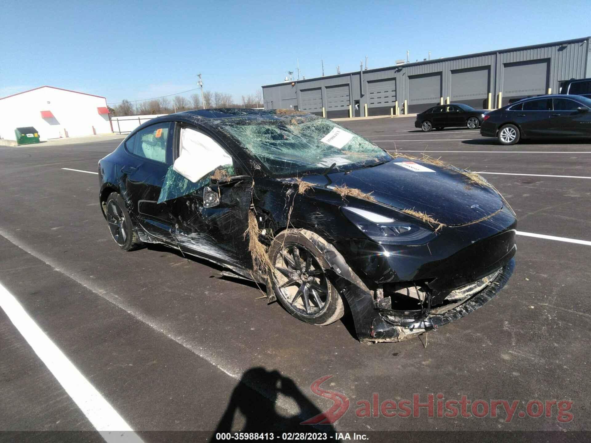 5YJ3E1EB6MF992599 2021 TESLA MODEL 3