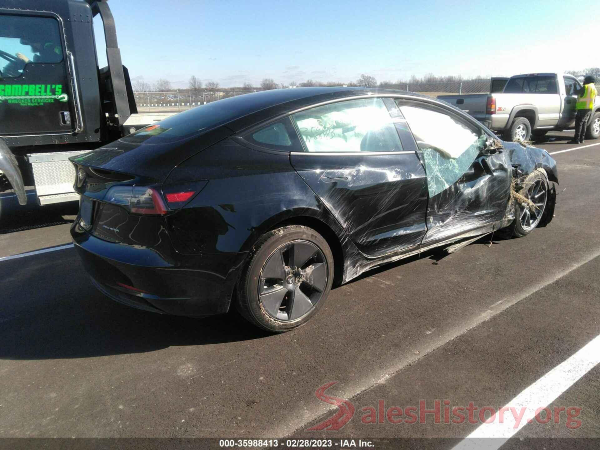 5YJ3E1EB6MF992599 2021 TESLA MODEL 3