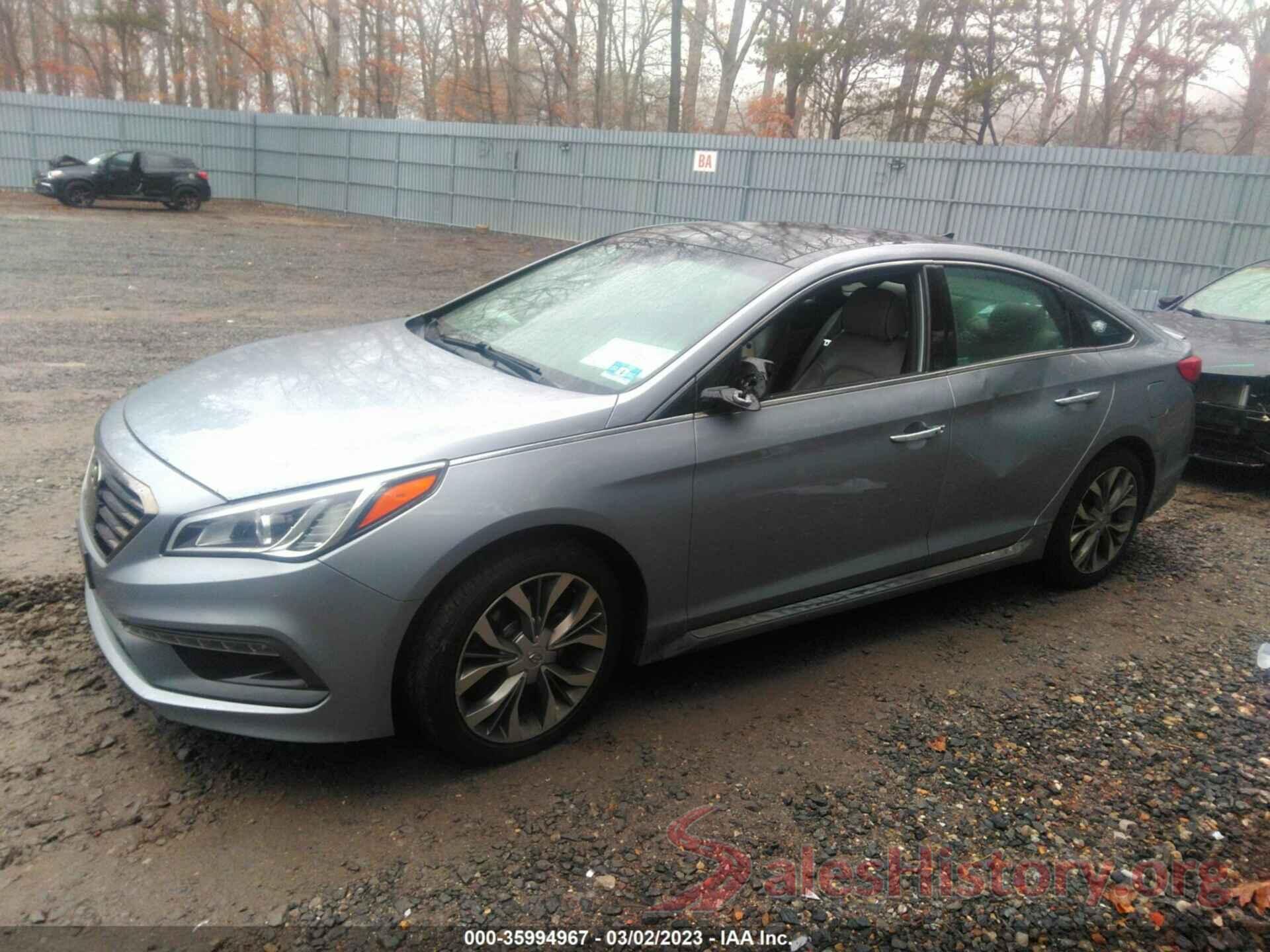 5NPE34AB6FH156317 2015 HYUNDAI SONATA