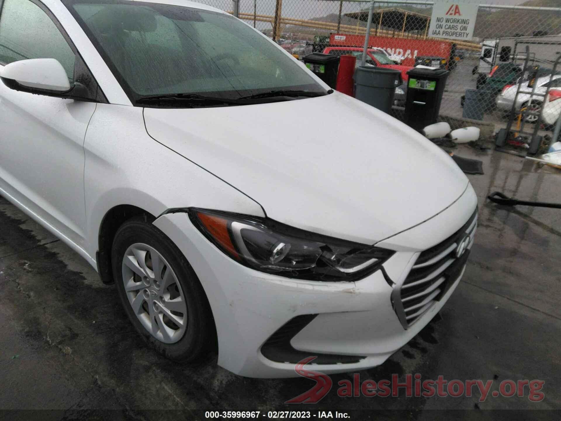 5NPD74LF0JH346168 2018 HYUNDAI ELANTRA