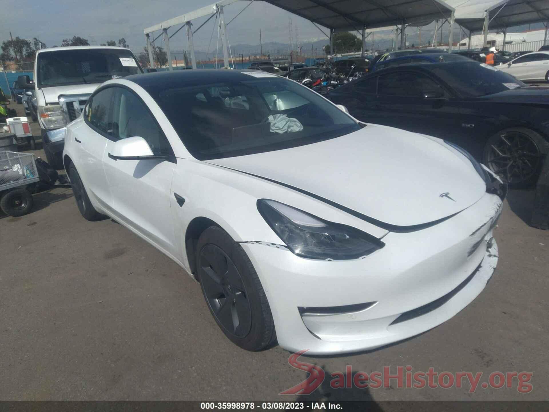 5YJ3E1EB2NF138078 2022 TESLA MODEL 3