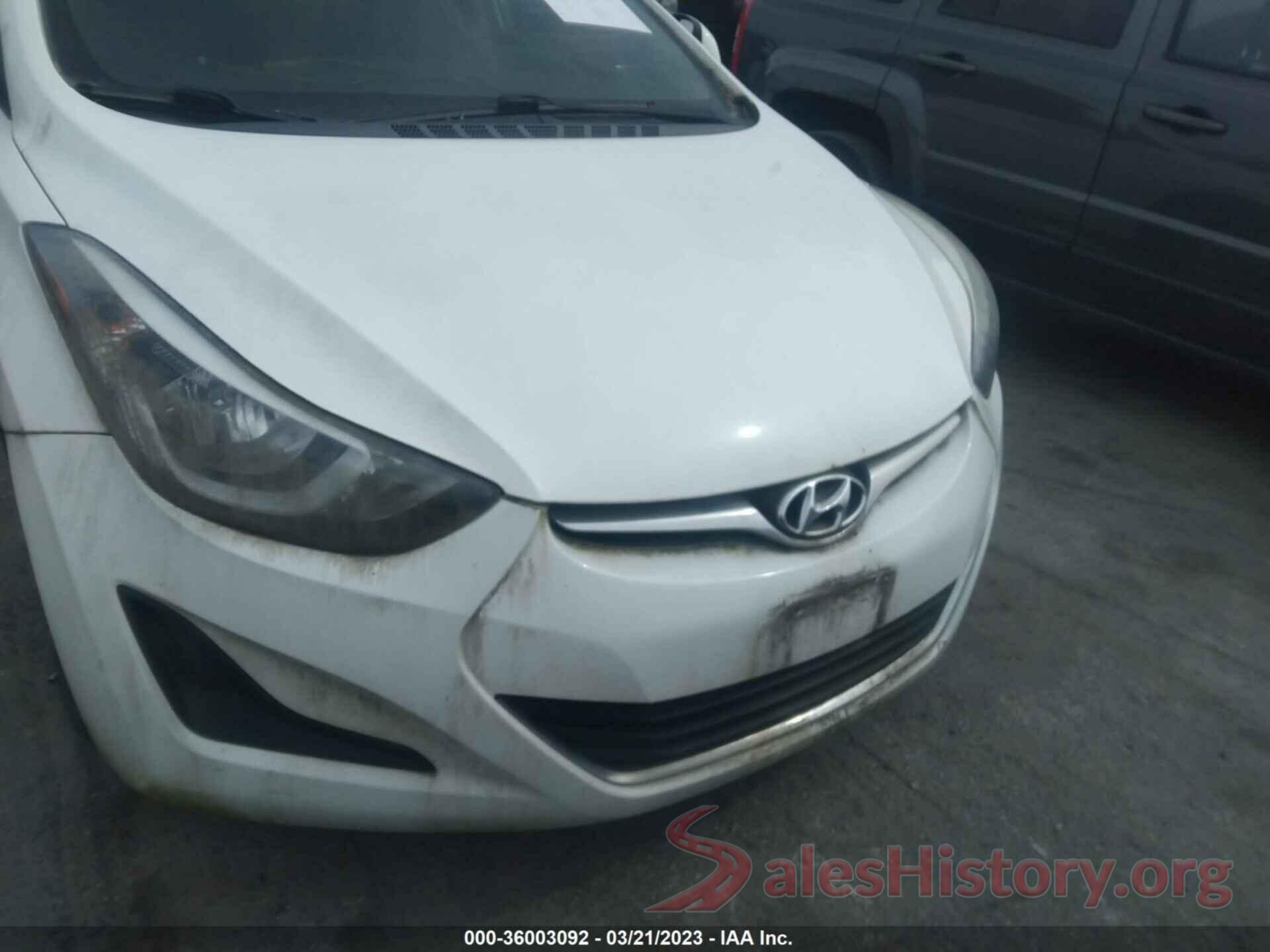 5NPDH4AE9EH458786 2014 HYUNDAI ELANTRA