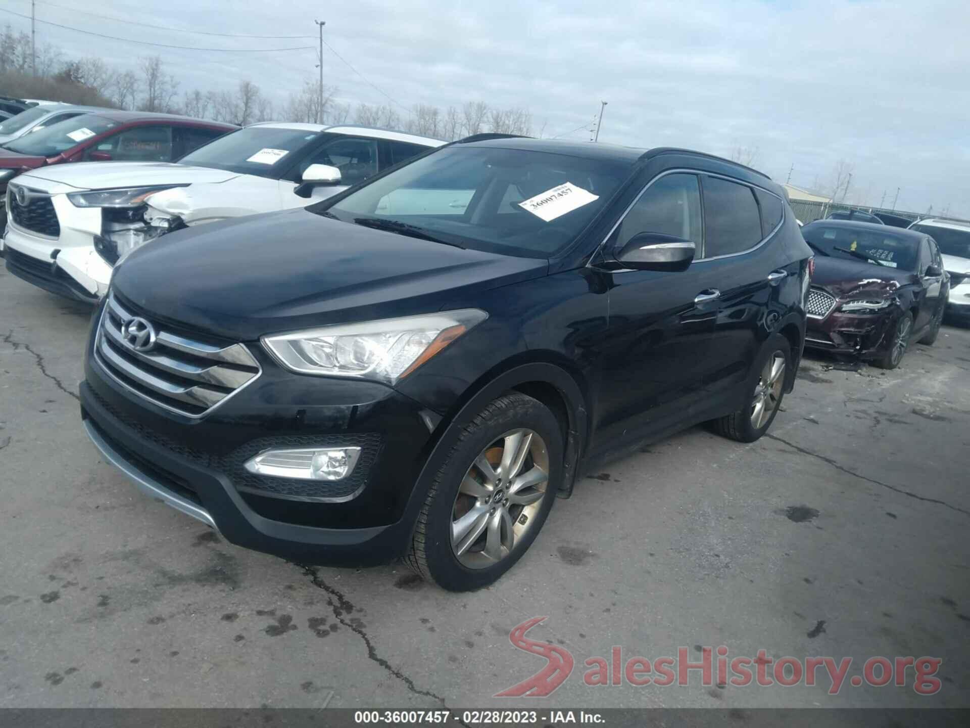 5XYZUDLA2DG071482 2013 HYUNDAI SANTA FE