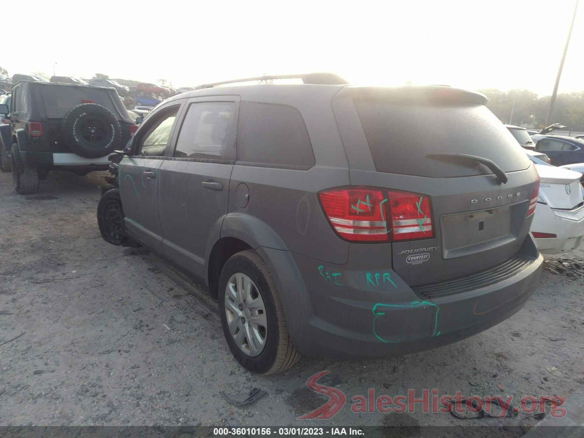 3C4PDCAB5KT858204 2019 DODGE JOURNEY