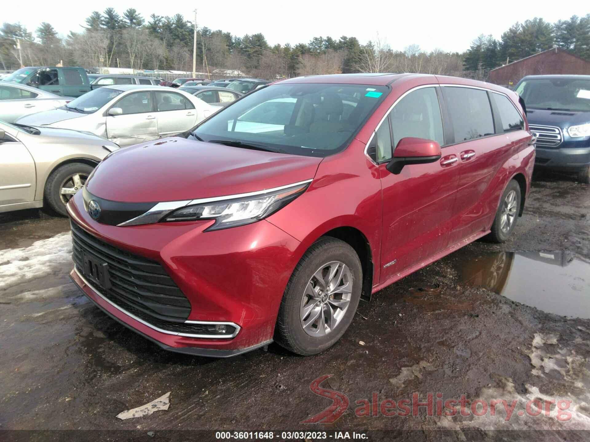 5TDYSKFC5MS014781 2021 TOYOTA SIENNA