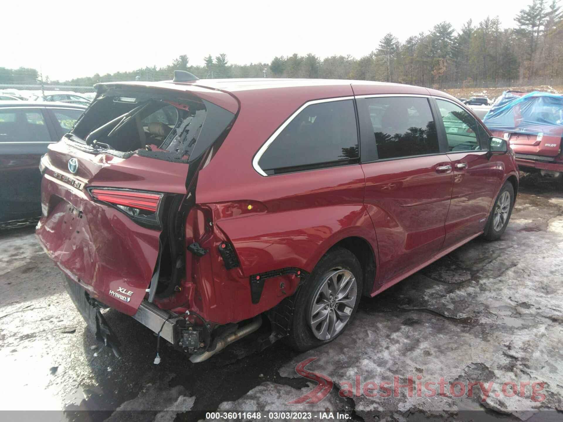 5TDYSKFC5MS014781 2021 TOYOTA SIENNA