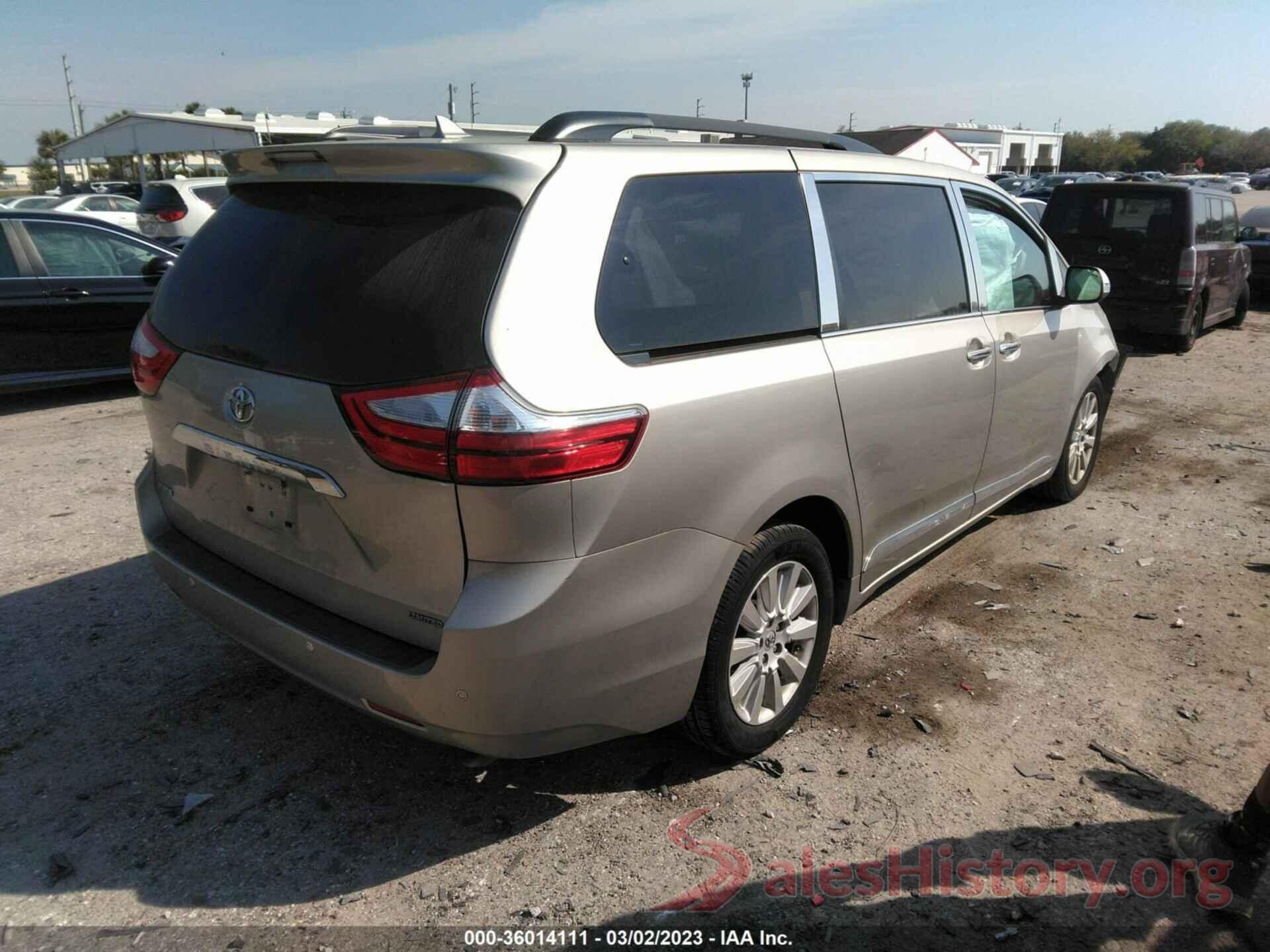 5TDYK3DC3FS687211 2015 TOYOTA SIENNA