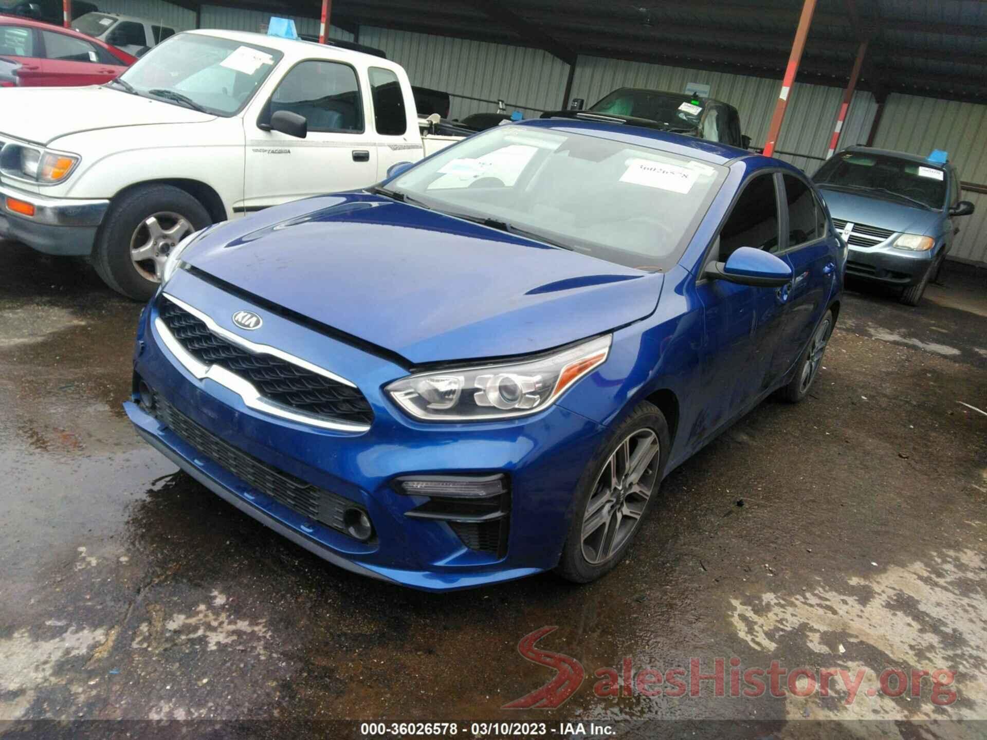 3KPF34AD1KE066609 2019 KIA FORTE