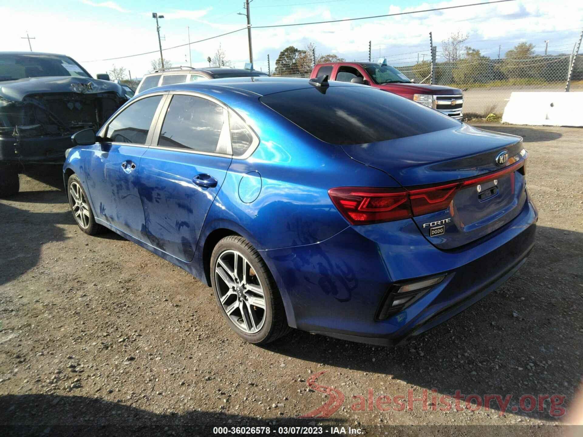 3KPF34AD1KE066609 2019 KIA FORTE