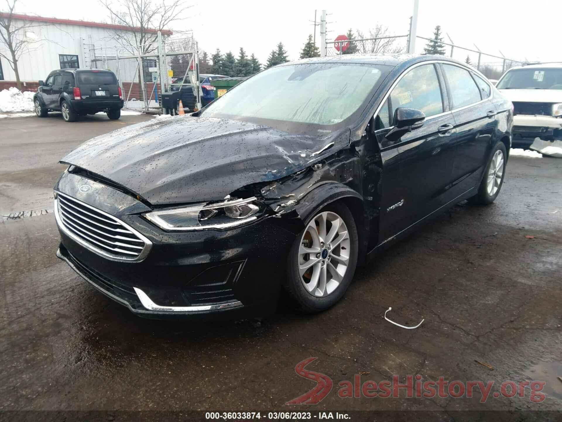 3FA6P0MUXKR169163 2019 FORD FUSION HYBRID