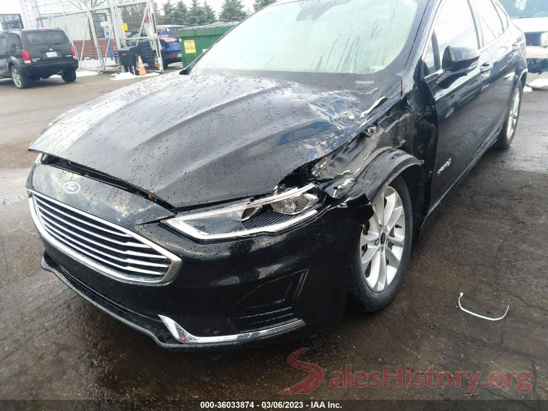 3FA6P0MUXKR169163 2019 FORD FUSION HYBRID